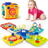 Covsen Montessori Toy for 1+ Year Old Girl Gift 6-in-1 Busy Board