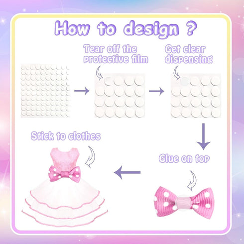 75Pcs Doll Clothes & Accessories Fashion Design Kit for 11.5 Inch Doll, Includes 2 Wedding Gowns, 10 Shoes & More