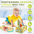6-12 1 Tummy Jollybaby High Contrast Baby Tissue Box Toy for Baby Months, Montessori Sensory Learning Toys for Year Old