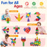 Kerhitoy 48PCS Set 3+ Mini Magnetic Tiles Travel Years | Kids Magnetic Building Blocks with Iron Box | STEM Educational