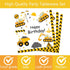80 4th Letromp Pcs Construction Birthday Decorations Construction Four Years Old Disposable Paper Dinner Plates Napkins