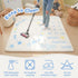 1.3" 50 x50 Thick Playmat for Floor, Monthly Milestone Mat, Padded Support Soft Plush Nursery Mat for Crawling Kick