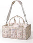 VKSAO Baby Essentials Cute Floral Diaper Caddy Organizer Portable Storage Basket with Shoulder Strap & Stroller Hooks