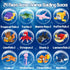 WODMAZ 24 Packs Sea Animal Building Blocks for Kids Easter Egg Fillers Basket Stuffers Egg Hunt Birthday Party Favor