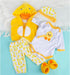 Reborn Baby Dolls Clothes 18 inch Outfit Accessories Yellow Duck 5pcs Set for 17-19 Inch Dolls