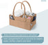 Mr. Pen- Baby Diaper Caddy Organizer, Earthy Clay, Baby Caddy Organizer with Handle, Compact Size, Collapsible