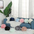 PUXU Blue,11in/28cm) Knot Pillow Ball Round Cushion Pillows, Children Room Decoration Plush Toys Calming Stress Relief