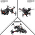 KOMPLEX Hammerjaw K.L.A.W. Gunship Building Toy Sets - 3 Builds, Ages 8+