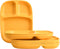 Re-Play Toddler Plates with Dividers - Deep-Walled 3 Compartments Divided Plates for