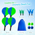Set, U&C Planet Beach Paddle Ball Badminton Rackets, Family Game for Kids and Adults, Indoor Outdoor Game Backyard Park