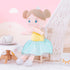 Gloveleya Dolls First Baby Girl Gifts, Soft Stuffed Doll Yellow, 15" with Gift Bag