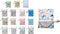 DIIOOMIEEU Cartoon Print Baby Diaper Bag Waterproof Wet Dry Nappy Zipper Handbag Large Capacity for Stroller & Travel