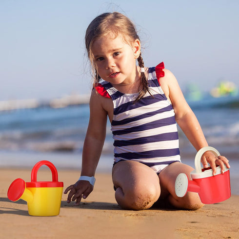 Sotiff 24 Pieces Plastic Watering Cans for Kids, Small Toddler Garden Tools, Bath Toys for Home Outdoor Play