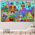ALEX Art 38.5x26.7 , Giant Coloring Poster - Mermaid Large Wall Coloring Pages - Fun Kids Art Project Activities
