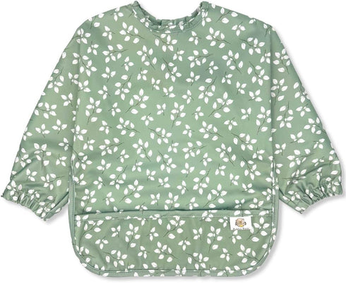 Baby Bib with Sleeves - Long Sleeve Toddler Feeding Apron Bibs for Eating & Lead Weaning, Mess Proof