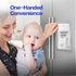Space Saving 4" Wide Breastmilk Storage Bag Organizer for New Moms, Empty Breastmilk Storage Container for Fridge, Breast Milk Bag Holder with Paste or Screw Mount