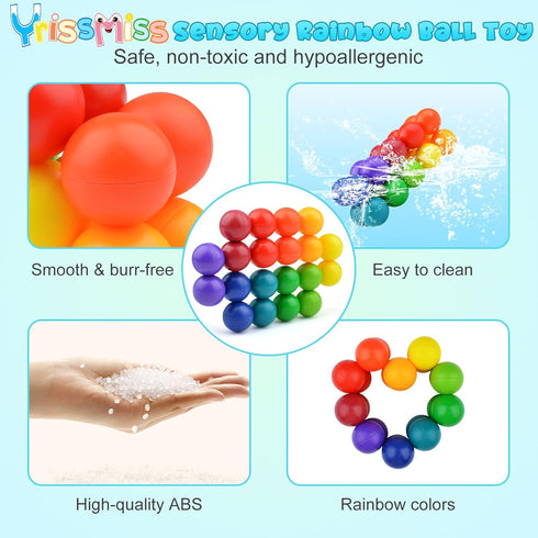 2PCS Autism Sensory Toys for Kids, Fidget Toys for Adults and Children, Travel Gifts for Ages 3-7+