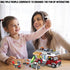 CSNRHG 924 Set Camping Van Construction Toy Pieces Building Block with Picnic Table Grill & Fire Scene Gift for Kids