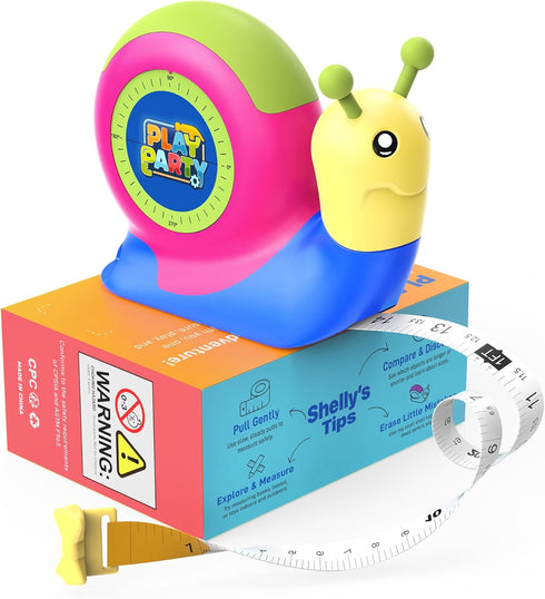 8ft Tape Measure for Kids, STEM Educational Tool with Level, Protractor and