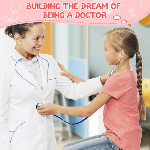 Kids Stethoscope, Real Working Nursing Stethoscope for Doctor Game Toy