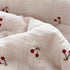 47"x59", BuLuTu Crib Bedding Duvet Cover for Boys Girls Cotton Muslin Baby Crib Duvet Cover Nursery Bed Decoration