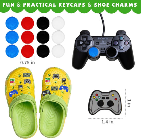 146 Pcs Video Game Party Favors, Gamer Party Favors for Boys - VIP Passes, Lanyards, Bracelets, Keychains, and More