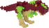 Plus Plus 3D Dinosaur Figure Building Block Set, 70 Mini Interlocking Puzzle Pieces, T-Rex Maker Tube
