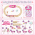Set Set 2-4, 3 Lehoo Castle Wooden Train for Girls, Unicorn Train for Toddlers Wooden Train Track with Storage Bag