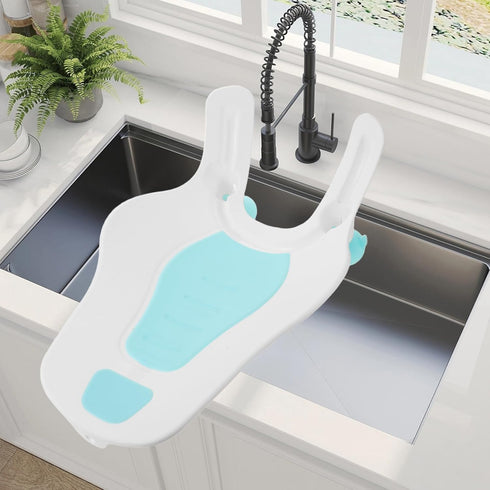 ZUNOXAZ Counter 21" Infant Sink Bather: Baby Sink Bath, Buttock Support Washing Tool for Bathtub Daily Use, Portable