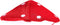 NUOBESTY Kids Mushroom Hat Costume Accessory Red Plush Mushroom Hat Cartoon Party