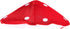 NUOBESTY Kids Mushroom Hat Costume Accessory Red Plush Mushroom Hat Cartoon Party