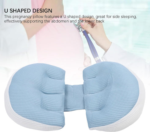 Marhynchus Pregnancy Pillow, U Shaped Maternity Pillow for Side Sleeping with Removable Cover, Belly Support and Back