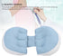 Marhynchus Pregnancy Pillow, U Shaped Maternity Pillow for Side Sleeping with Removable Cover, Belly Support and Back