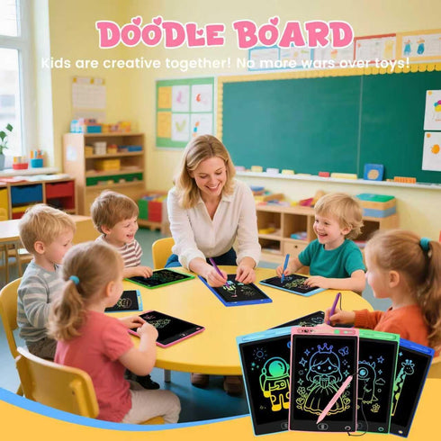 Glochin 20 Pack 8.5 inch, 3-8 LCD Writing Tablet for Kids, Erasable and Reusable Toddler Doodle Board in Ideal