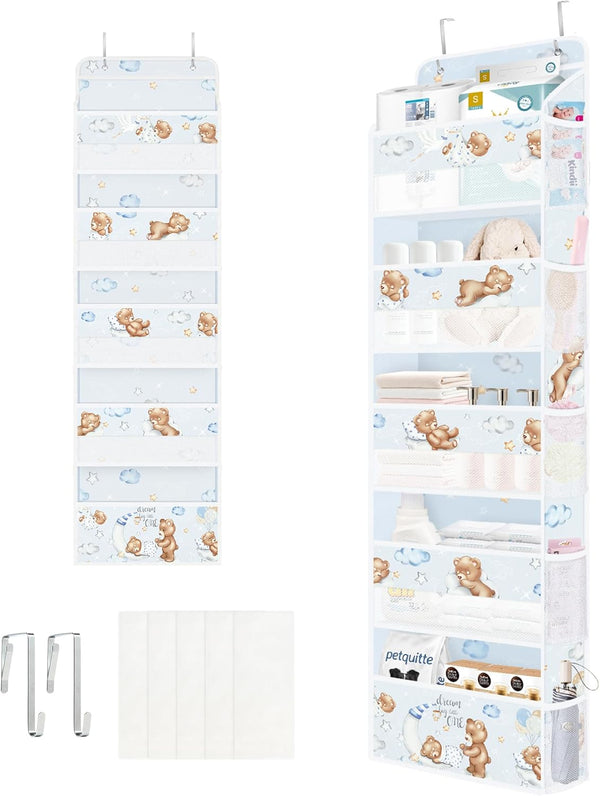 Clastyle Animals Over the Door Organizer Star Nursery Hanging Storage Organizer for