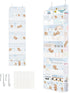 Clastyle Animals Over the Door Organizer Star Nursery Hanging Storage Organizer for