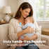 plusOne Breast & Body Massager for Breastfeeding and Postpartum Care Heated Lactation Support Tool, Hands-Free Bra-Fit