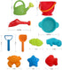 Set, Pack, Hape Beach Toy Essential Sand Toy Mesh Bag Included