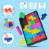 Ainiv Pop Puzzle Popper Fidget Game, Push Pop Brain Teasers Toy, Silicone Jigsaw Building Blocks Game Board