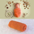 NUOBESTY Newborn Boy Clothes Stretch Wraps, Photography Props Ripple Wrap DIY Photo Prop Swaddle Blanket Orange