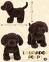 24" MaoGoLan Giant Chocolate Lab Stuffed Animal, Adorable and Cuddly Large Labrador Dog Plush,Stuffed Puppy Throw