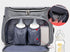 Ybberik Backpack Backpack Diaper Bag with Stroller Straps, USB Charging Port, Headphone Hole, Large Baby Diaper