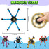 YAIUERL 20 Pack Funny Sensory Fidget Toys,Deformable Chain DIY Robot Spinners Fingertip Stress Relief Gyro Toy Birthday