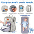 Backpack, 16 Baby Shower Gifts Diaper Bag Baby Diaper Bag, Large Baby Bag for Boys & Girls, Waterproof, Pockets
