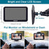 DoHonest 7-Inch: Setup 360 1080P -V9 Baby Car Camera USB Plug and Play Easy Degree Rotating Backseat Camera Two Kids HD