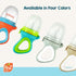 Solids/Frozen 6M+, 2-Pack RaZbaby Baby Fruit Feeder Pacifier, Infant Teether Toy BPA-Free, Safely Introduce Solids
