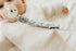 3-Pack: Copper Pearl Pacifier Clip Premium Knit Binky Clips for Baby Girls and Boys - Stylish Stainless Steel Pacifier