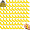 Leyndo 72 Pcs Banana Stress Toys Banana Stretchy Toys Mini Relief Stress