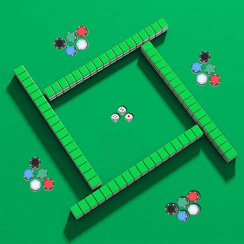 32 32 Inches GSE Games & Sports Expert x Rubber Anti-Slip Playmat, Mahjong, Dominoes, Poker Cards and Board Games