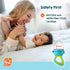 Solids/Frozen 6M+, 2-Pack RaZbaby Baby Fruit Feeder Pacifier, Infant Teether Toy BPA-Free, Safely Introduce Solids